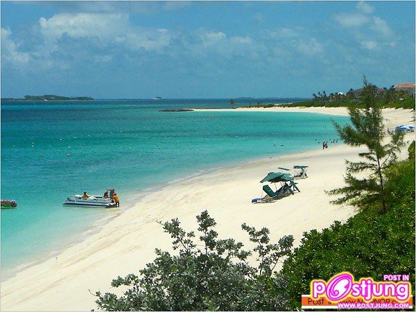 อันดับ 9 : หาดแค็บเบจ BAHAMAS