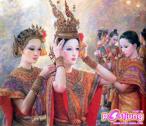 การแสดงโขน ชุด นางลอย