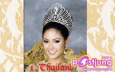 TOP 5  &ldquo; People&rsquo;s Choice Award &rdquo; Miss Universe 2010 ล่าสุดวันที่ 29/07/2553