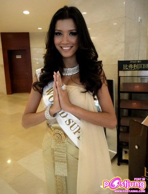 นันทวัน วรรณจุฑา (นัน) อันดับ 3 The 20th World Super Model Contest 2010 ที่ประเทศจีน