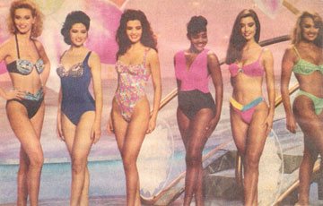 รวมชุดว่ายน้ำของนางงามไทยบนเวที Miss Universe (อดีต-ปัจจุบัน)