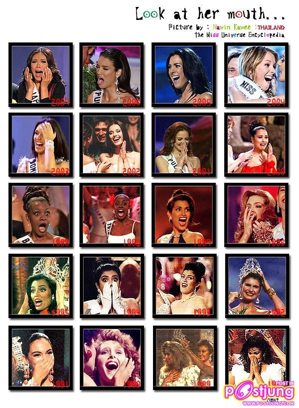 ช่วงเวลาที่ได้รับตำแหน่ง Miss Universe มาดูกันว่า Miss Universe อดีต-ปัจจุบันเธอทำหน้าตาแบบไหน