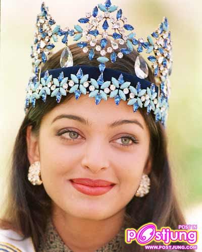 นางงามจากอินเดียที่มีความสวยอยู่ตลอดกาลเธอคือ " Aishwarya Rai "