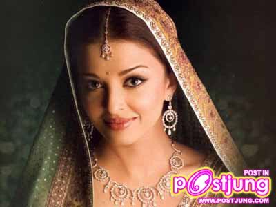 นางงามจากอินเดียที่มีความสวยอยู่ตลอดกาลเธอคือ " Aishwarya Rai "