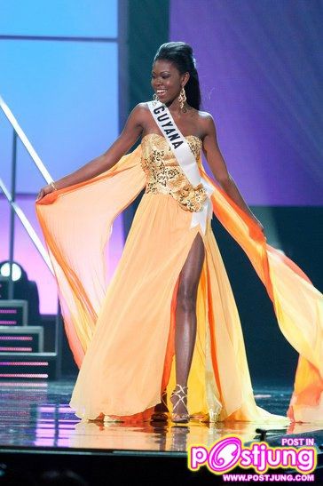 MU 2010 # Preliminary Competition - Evening Gown (เรียงตามตัวอักษรที่สายสะพาย)