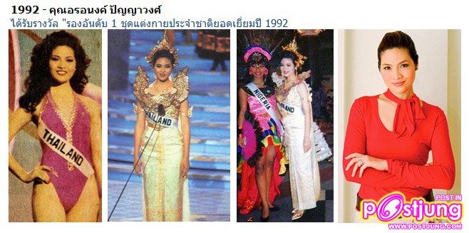 รอง National Costume Awards 1992