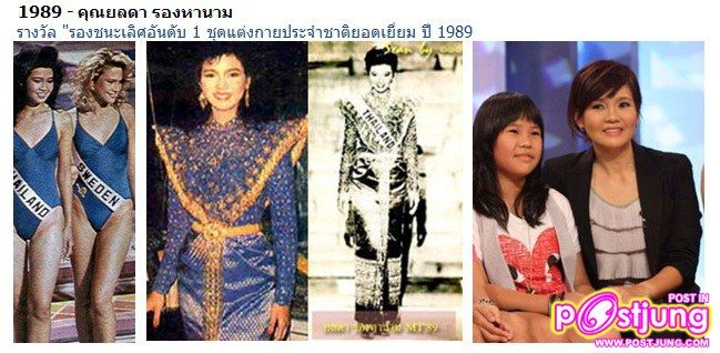 รอง National Costume Awards 1989