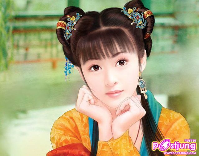 ความงามแบบเอเซีย......สาวสวยในภาพวาด
