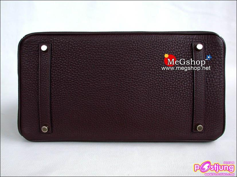 Hermes Birkin 35 หนัง Togo สีช๊อกโกแลต เข็มขัดทองราคา 330,000 บาท