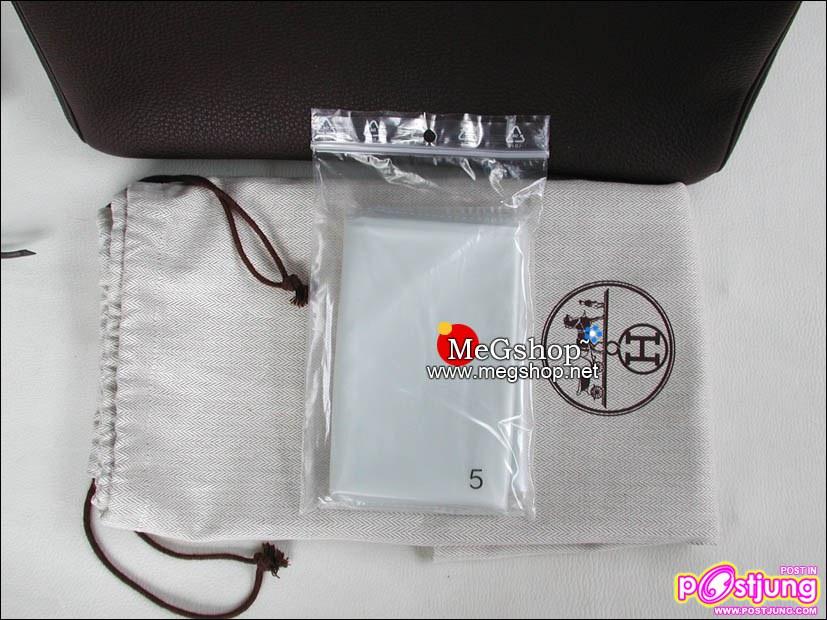 Hermes Birkin 35 หนัง Togo สีช๊อกโกแลต เข็มขัดทองราคา 330,000 บาท