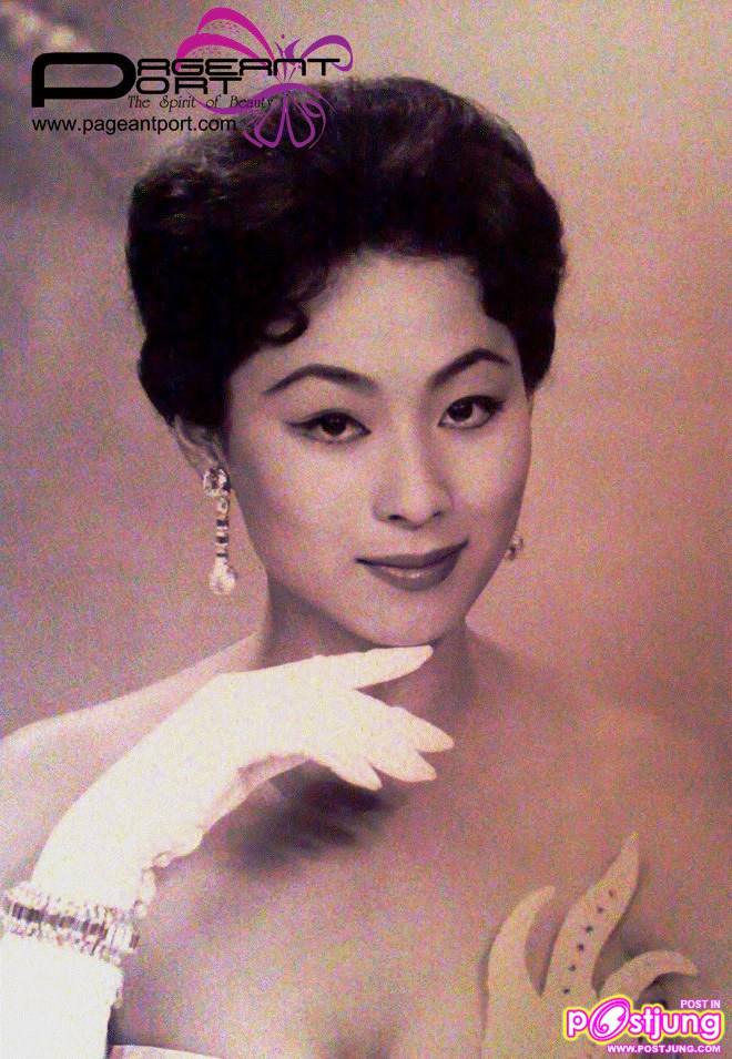 มาดู Miss Universe คนแรกของ Japan กัน Miss Universe 1959 Akiko Kojima
