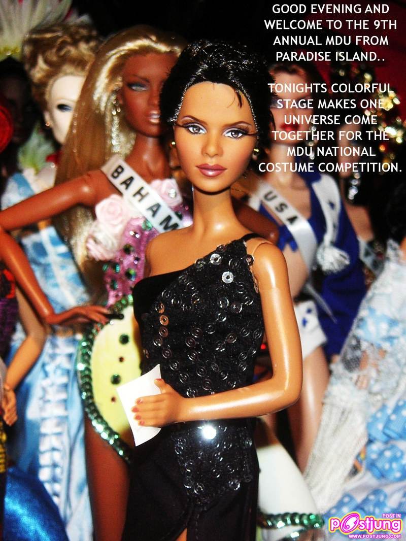 National Costume And Premilinary Evenig Gown Miss Doll Universe 2010