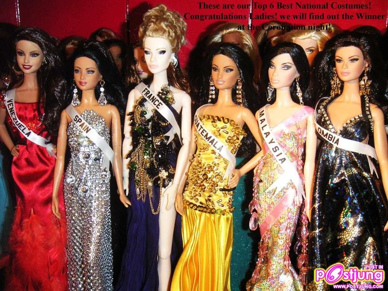National Costume And Premilinary Evenig Gown Miss Doll Universe 2010
