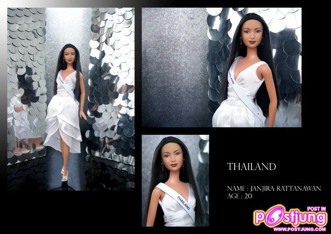 ตัวแทนสาวไทย Miss Thailand Beauty Doll 2007-2010 (คนแรก - คนล่าสุด)