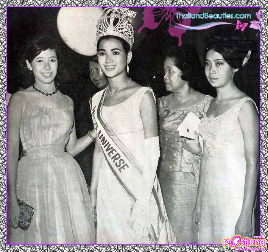 อาภัสรา หงสกุล "คุณปุ๊ก" นางสาวไทย ๒๕๐๗-Miss Universe 1965 นางงามจักรวาลคนแรกของประเทศไทย