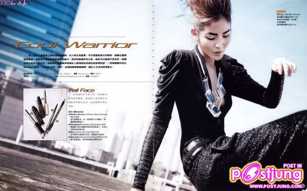 Miss Thailand Universe 2007 Farung Yuthithum Modeling in Hong Kong, China.