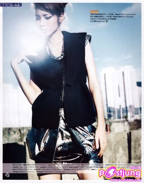 Miss Thailand Universe 2007 Farung Yuthithum Modeling in Hong Kong, China.