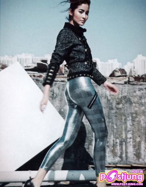 Miss Thailand Universe 2007 Farung Yuthithum Modeling in Hong Kong, China.