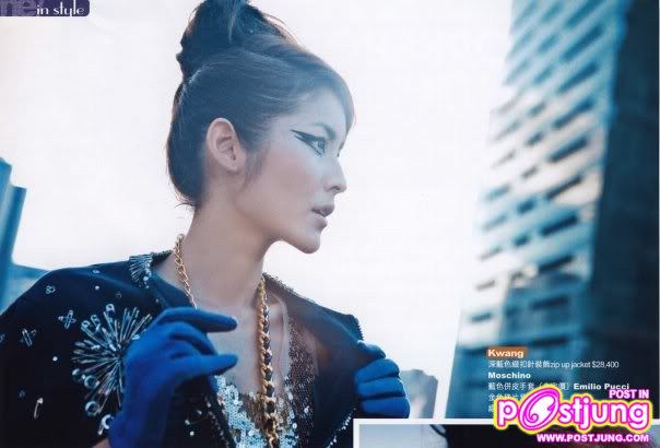 Miss Thailand Universe 2007 Farung Yuthithum Modeling in Hong Kong, China.
