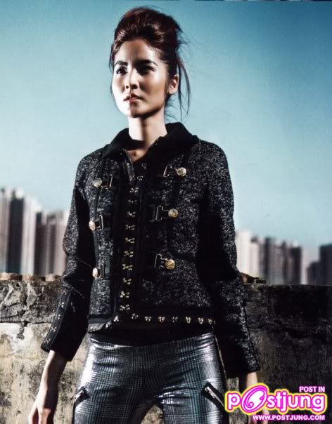 Miss Thailand Universe 2007 Farung Yuthithum Modeling in Hong Kong, China.