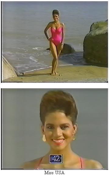 Capture : Miss World (1986) แสงระวี อัศวรักษ์ Miss Thailand World ประกวดปีเดียวกับ Halle Berry