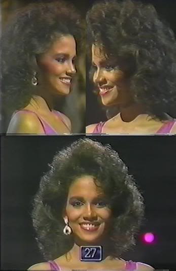 Capture : Miss World (1986) แสงระวี อัศวรักษ์ Miss Thailand World ประกวดปีเดียวกับ Halle Berry