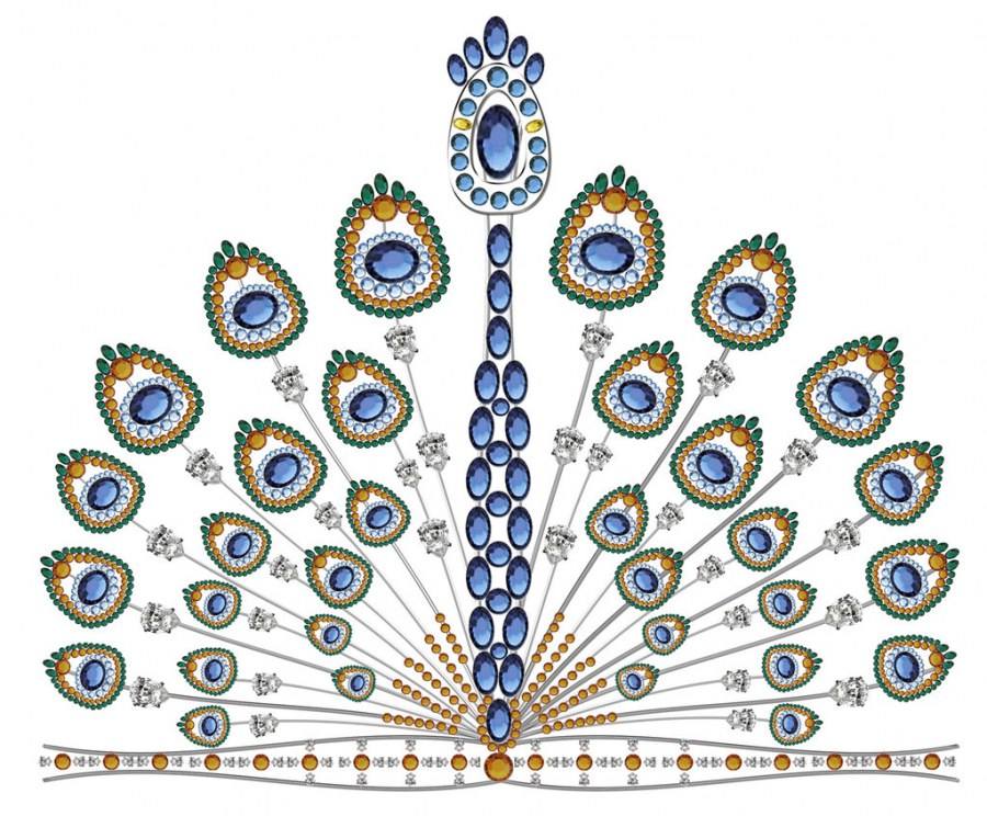 Femina Miss India Org.จัดประกวดออกแบบมงกุฎสำหรับใช้ในปี 2011 (ตัวอย่างบางส่วน)