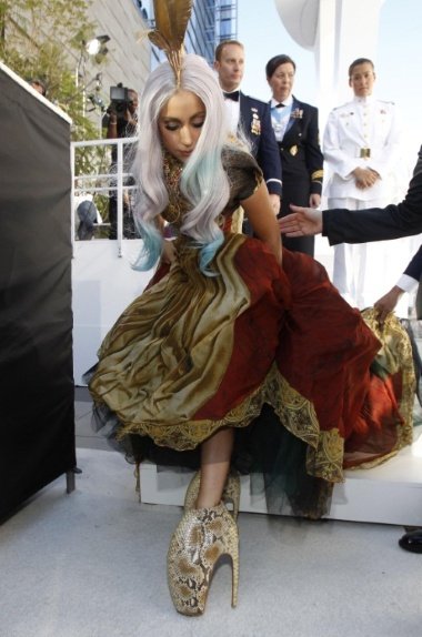 Lady Gaga จากงาน MTV 2010