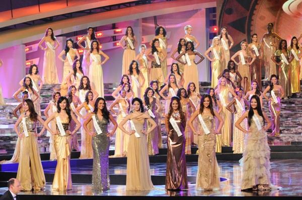 เวที Miss World 2009 (สังเกตุดีๆจะเห็นทน้องวิว-พงศ์ชนกของเราด้วยนะ)