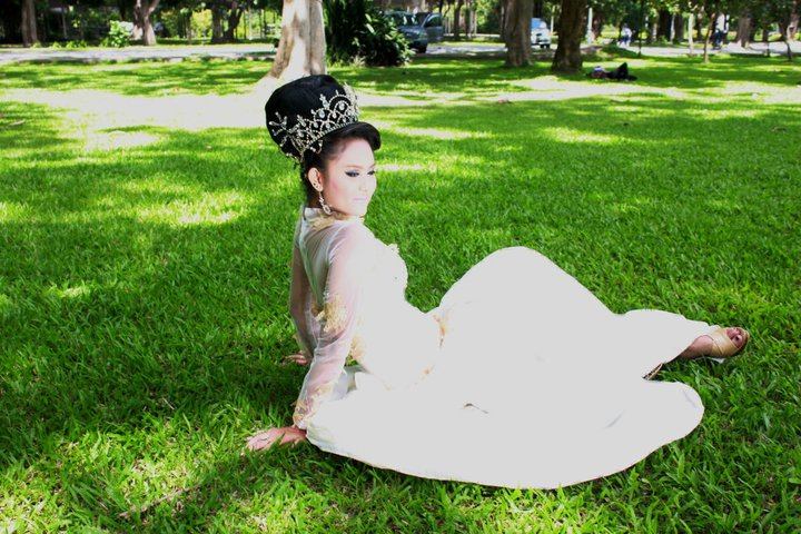 ทำชุดให้น้องสาวส่งอาจารย์ โจทย์ต้องไช้ผ้าดิบ80%