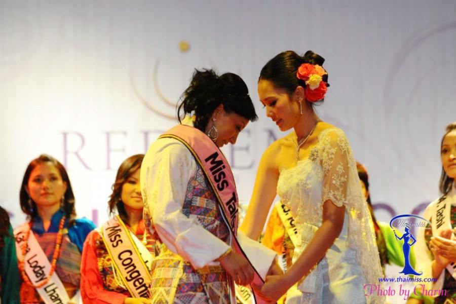 ชาม ไอยวริญท์ โอสถานนท์ เป็นกรรมการสวมมงกุฎมิสภูฎาน