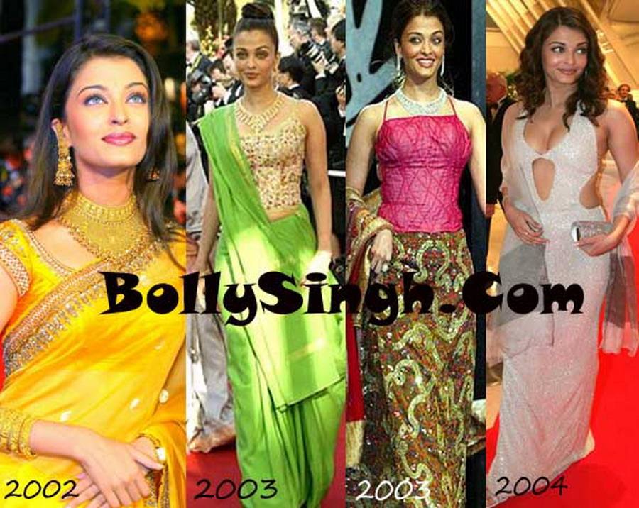 Aishwarya Rai กับชุดราตรีบนพรมแดงของเธอ