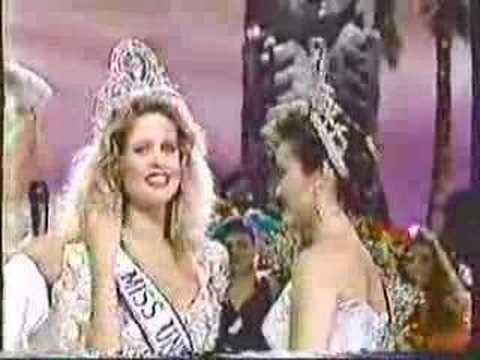 ชอบชุดนี้ของพี่ปุ๋ย ตอนบอกลาตำแหน่ง - Miss Universe 1989 - Complete Crowning Moment