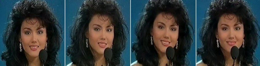 วันนี้นั่งดูการประกวด Miss Asia Pacific ประจำปี 1988 ใน Youtube พี่นุชสวยหวานมากๆ