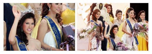 นิสิตนิเทศ จุฬาฯ คว้ามงกุฎนางสาวไทย 2553 คือ หมายเลข 17 กิ๊ฟ น.ส.กฤชภร หอมบุญญาศักดิ์