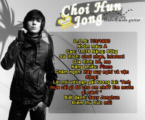 Choi Jong Hun ชอย จงฮุน (최종훈)