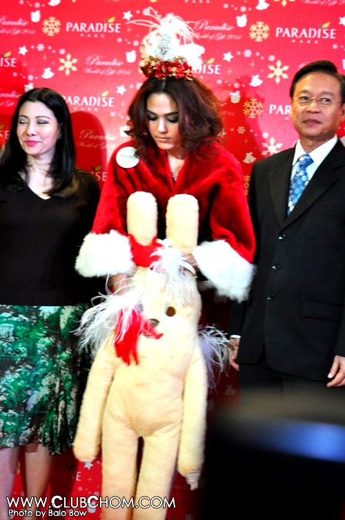 ชมพู่ แต่งเป็นซานตี้น่ารักมากๆ