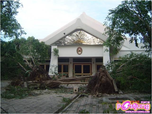 มหาวิทยาลัยราชภัฏสงขลาหลังพายุถล่ม01.11.10