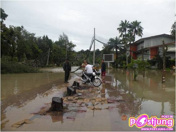 มหาวิทยาลัยราชภัฏสงขลาหลังพายุถล่ม01.11.10