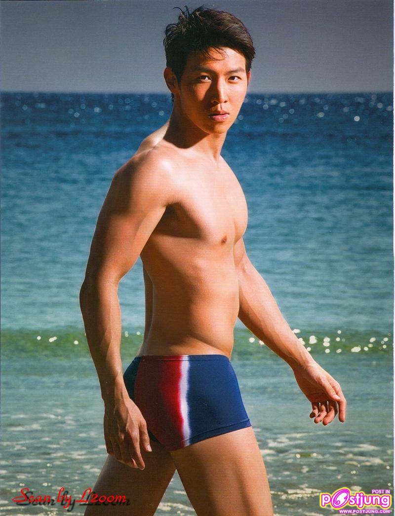 บาส ธัชพล..อวดหุ่นล่ำรับลมร้อน