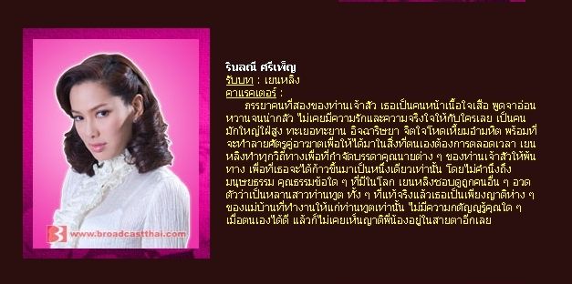 ตัวละครเรื่อง "ดอกส้มสีทอง" (มงกุฏดอกส้มภาค 2)