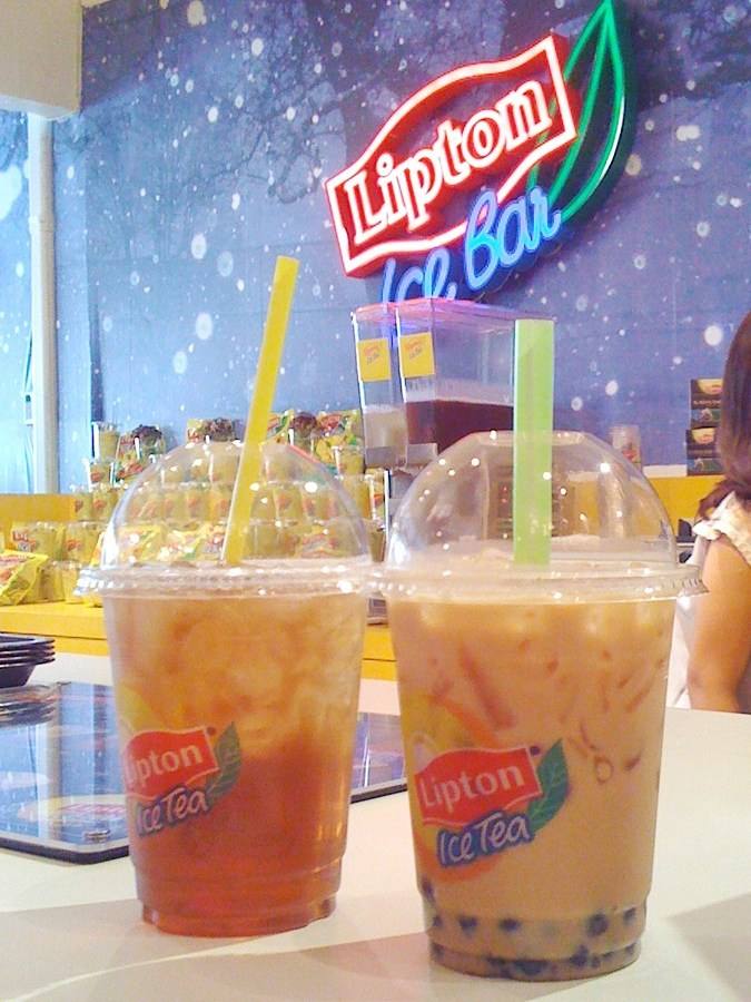 เบล สุพล ที่ Lipton Ice Bar