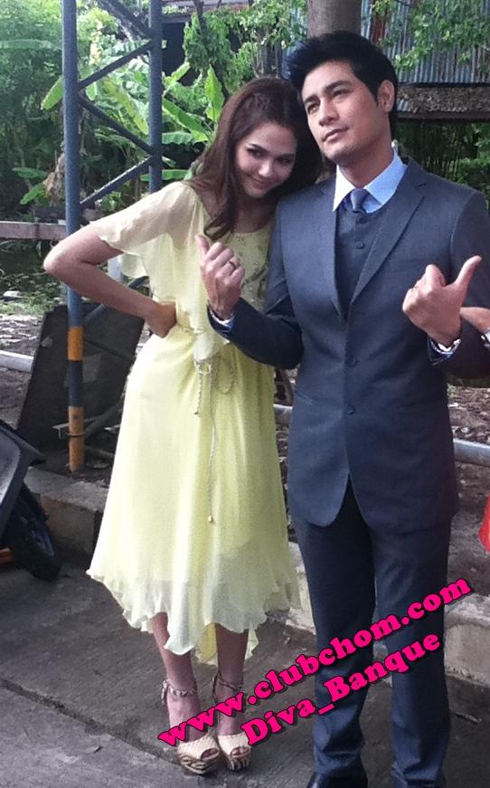 ชมพู่ อารยา ในพิธีบวงสรวงละคร เมียแต่ง