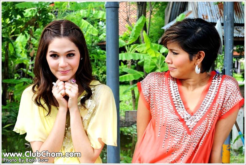 ชมพู่ อารยา ในพิธีบวงสรวงละคร เมียแต่ง