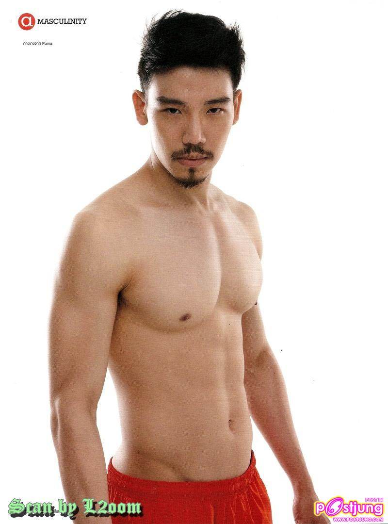 เอเอ-พีรวัชร์ หนุ่มกล้ามใหญ่หัวใจนักกีฬา @ATTITUDE vol.1 no.3 May 2011