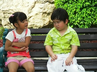 - น้องใยไหม & น้องภู -
