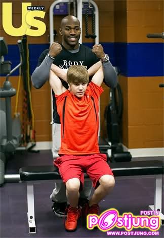 Justin fitness exercise.