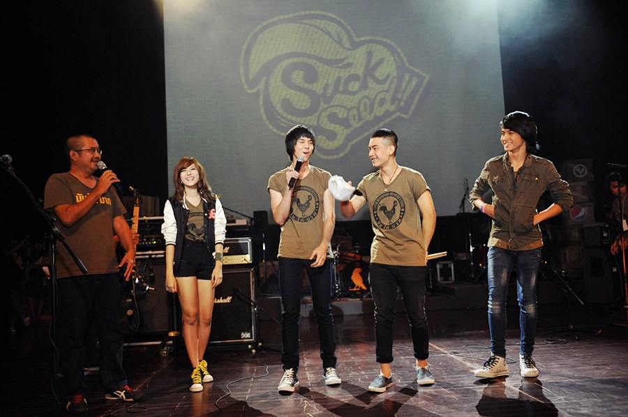 Bodyslam และ Suck Seed แถลงข่าว Pepsi มัน ไก่ มาก