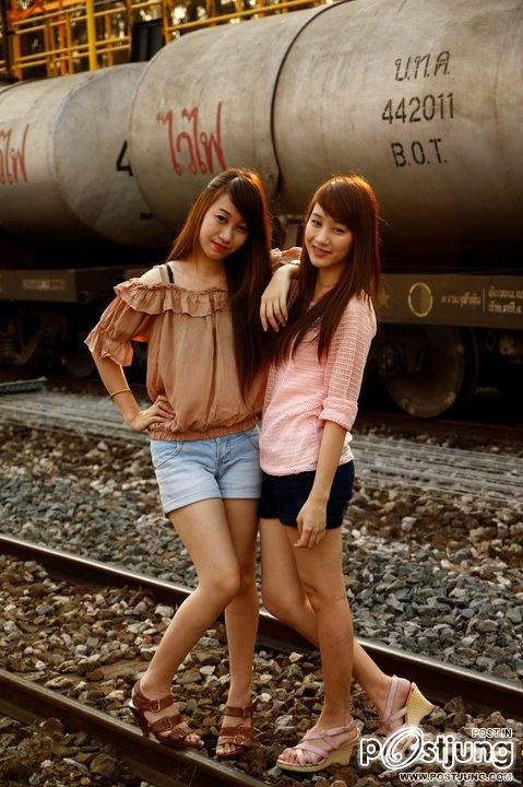 มิ้นท์ - มิว คู่แฝดน่ารัก จาก ม.ขอนแก่น