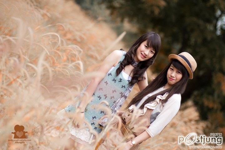 มิ้นท์ - มิว คู่แฝดน่ารัก จาก ม.ขอนแก่น
